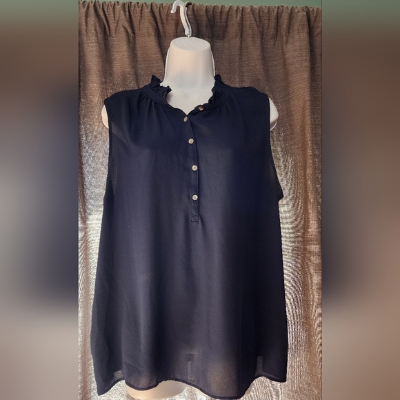 LOFT mixed media button shell - Picture 1 of 2